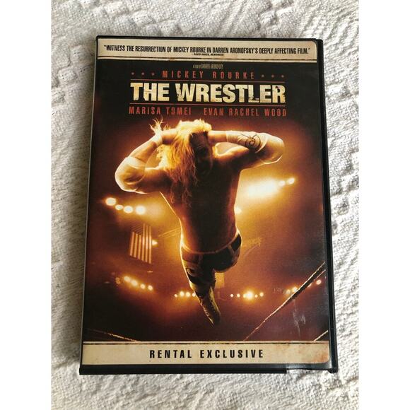 The Wrestler Dvd 2009 Movie Rental Exclusive Mickey Rourke Action Sports Drama - Picture 1 of 3